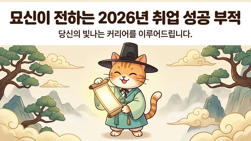 2026년 취업운 대박 나는 달과 사주 징조: 당신의 합격 패스포트